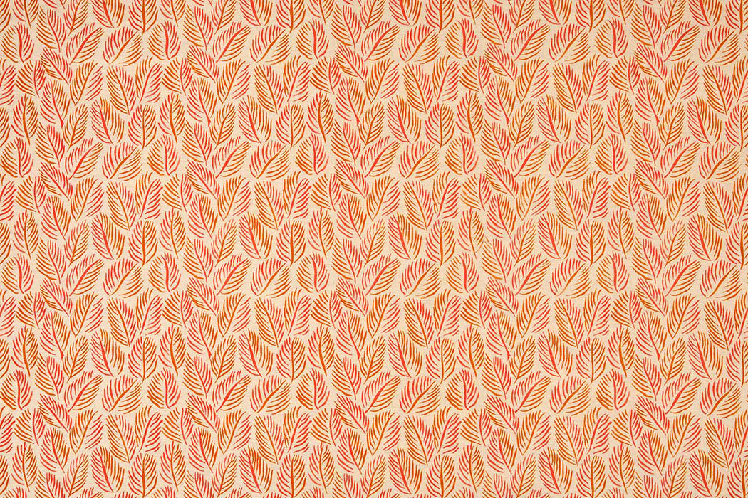 Christopher Farr Armatures Feuilles Orange Fabric