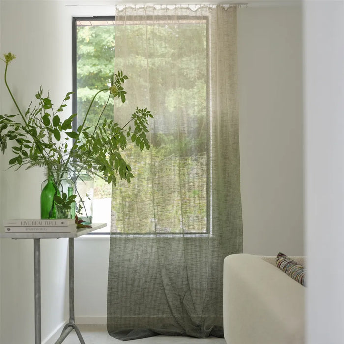 Designers Guild Shoshi Graphite Fabric Sample FDG3063-03