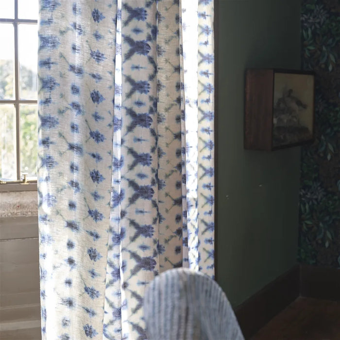 Designers Guild Karaoshi Cobalt Fabric Sample FDG3062-01