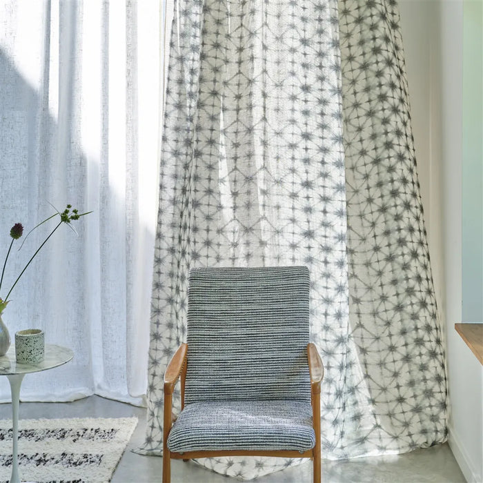 Designers Guild Karaoshi Slate Fabric Sample FDG3062-03