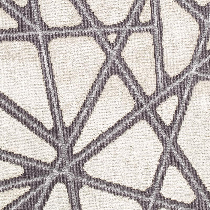 Holly Hunt Great Plains Tangled Silver Streak Fabric Sample 1554/02