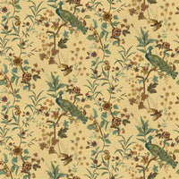 John Derian Peacock Toile 1 Fabric FJD6053-01