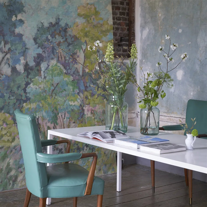 Designers Guild Foret Impressionniste Grasscloth Panel  1 Wallpaper PDG1183-01