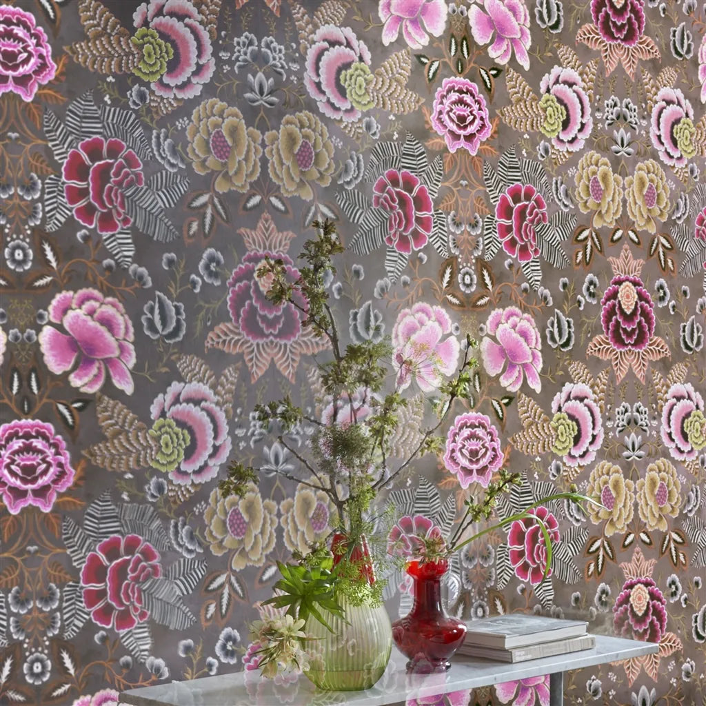 Designers Guild Rose De Damas Panel  4 Wallpaper PDG1168-04