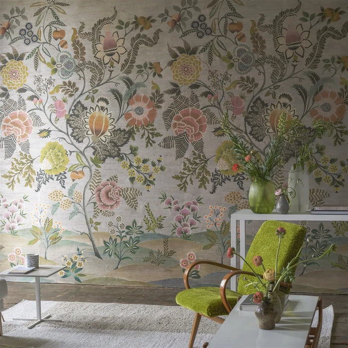 Designers Guild Brocart Decoratif Grasscloth Panel  1 Wallpaper PDG1187-01