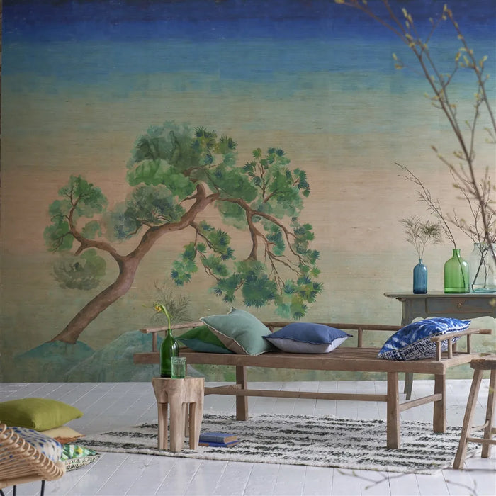 Designers Guild Scene D''arbre Grasscloth Panel  1 Wallpaper PDG1181-01