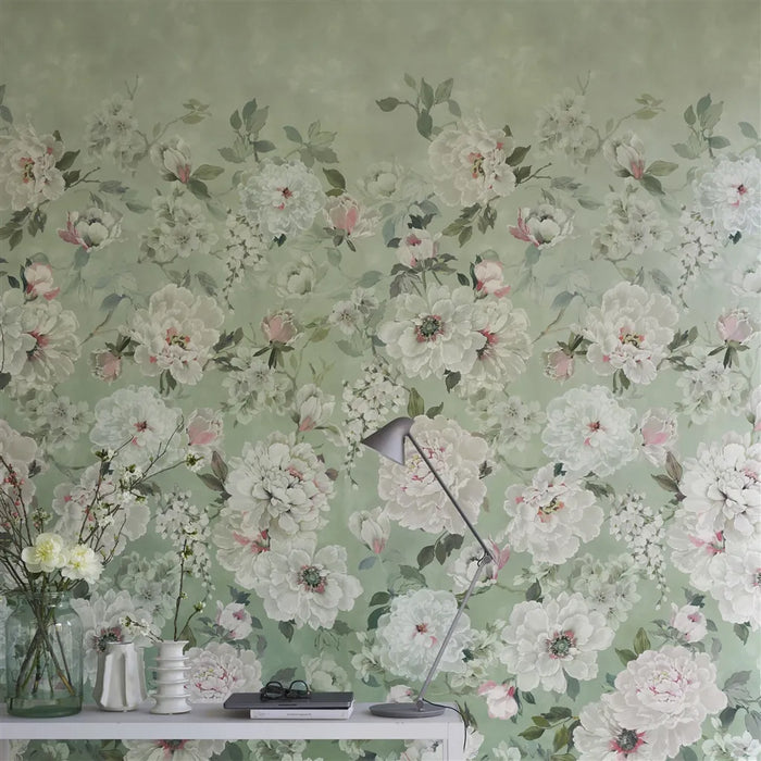 Designers Guild Fleur Blanche Panel  1 Wallpaper PDG1172-01