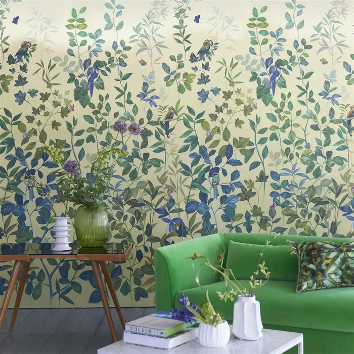 Designers Guild Voliere Panel  1 Wallpaper PDG1171-01