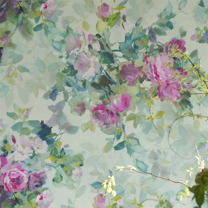Designers Guild Bouquet De Roses Panel  1 Wallpaper PDG1173-01