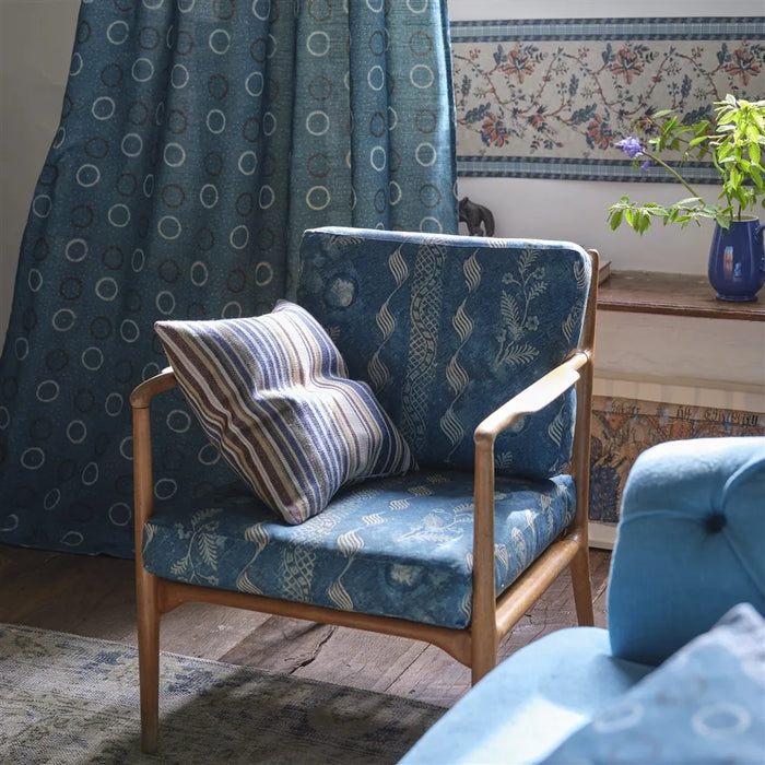 John Derian Indigo Floral 1 Sample Sample FJD6049-01