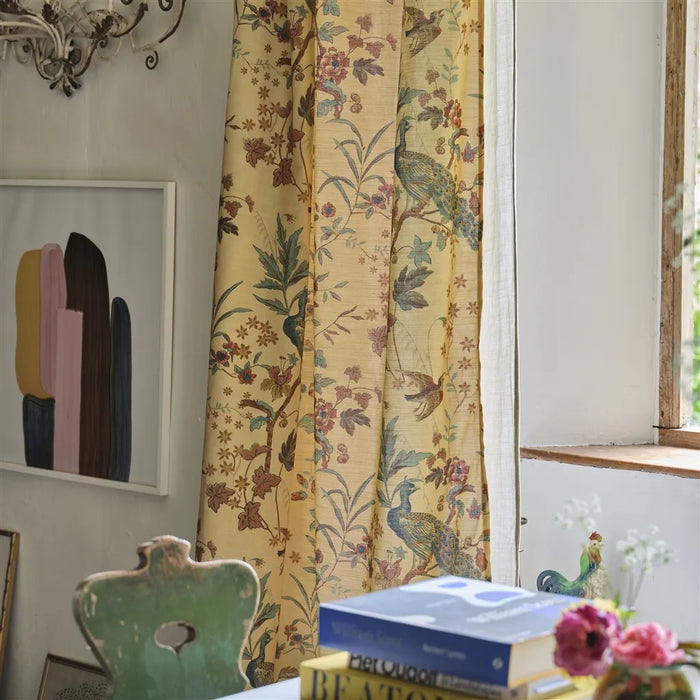 John Derian Peacock Toile 1 Sample Sample FJD6053-01