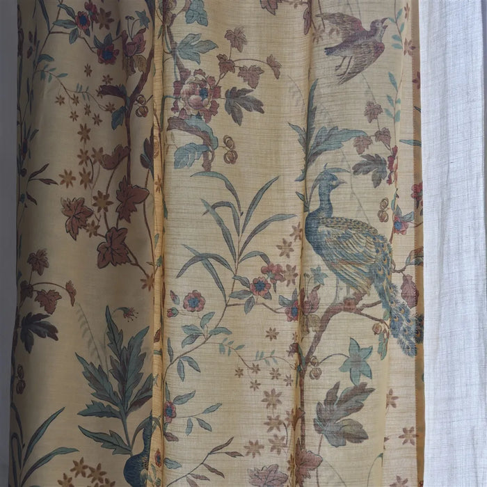 John Derian Peacock Toile 1 Sample Sample FJD6053-01