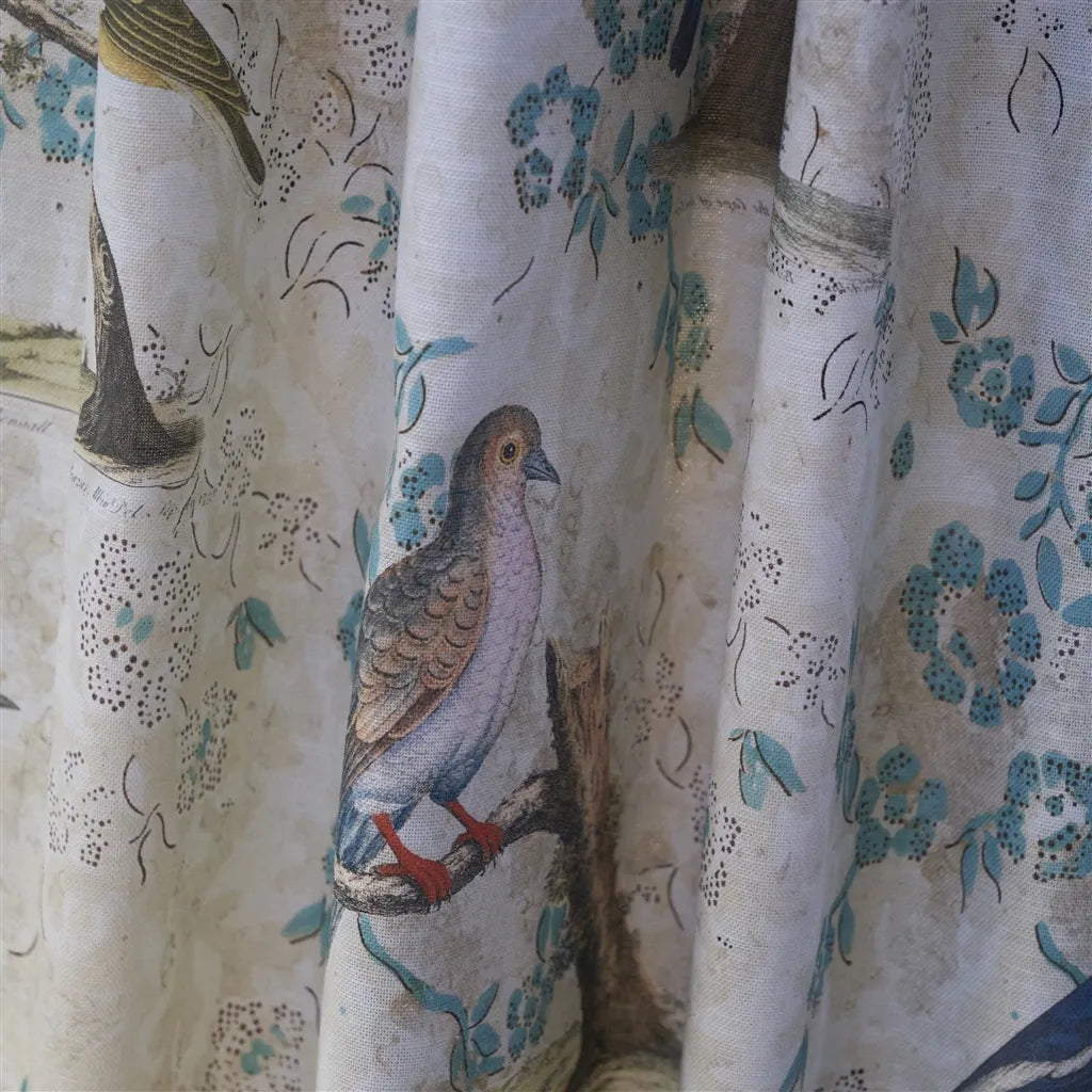 John Derian Wallpaper Birds 1 Fabric FJD6046-01