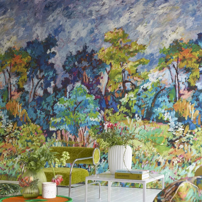Designers Guild Forêt Impressionniste Panel  1 Wallpaper PDG1179-01