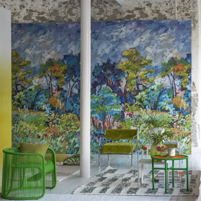 Designers Guild Forêt Impressionniste Panel  1 Wallpaper PDG1179-01
