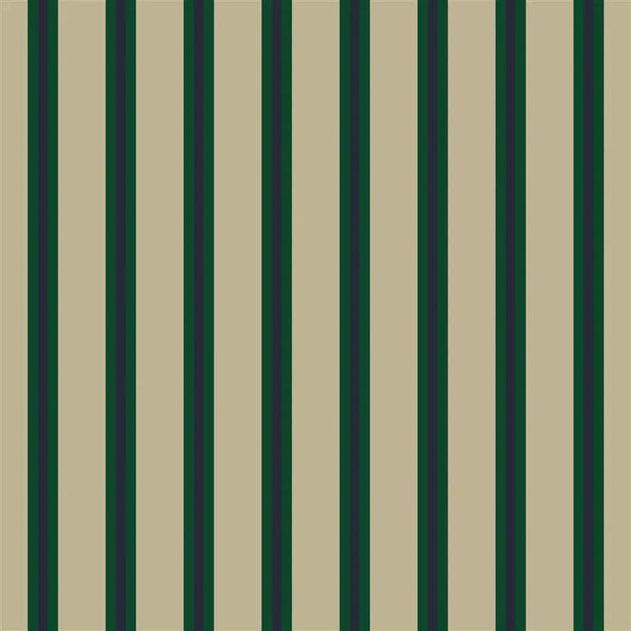 Ralph Lauren Cricket Stripe Green Fabric FRL5275-02
