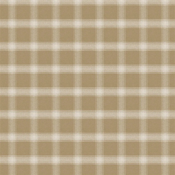 Ralph Lauren Doublebrook Plaid Camel Fabric Sample FRL5242-03