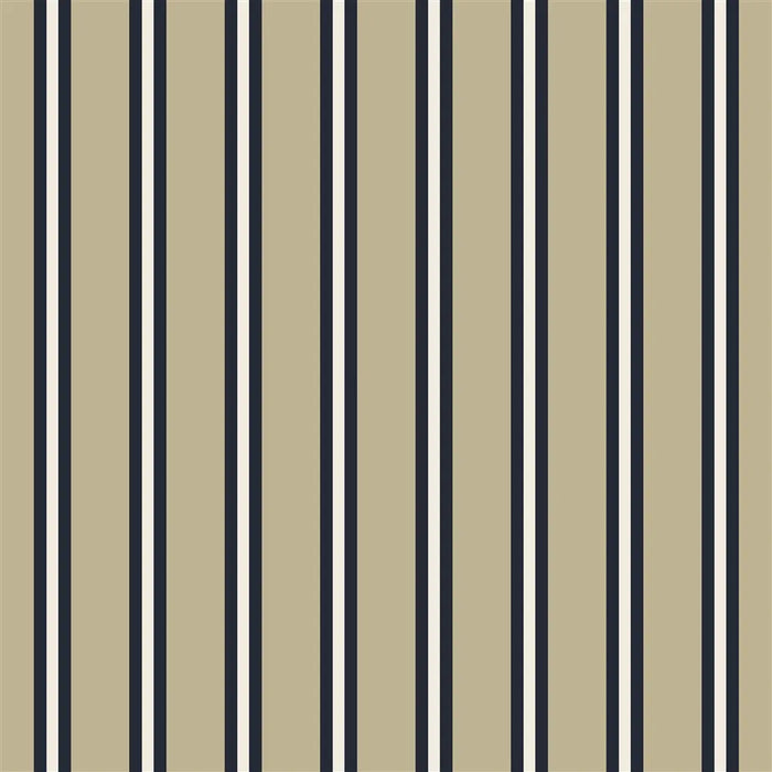 Ralph Lauren Cricket Stripe Blue Fabric Sample FRL5275-01