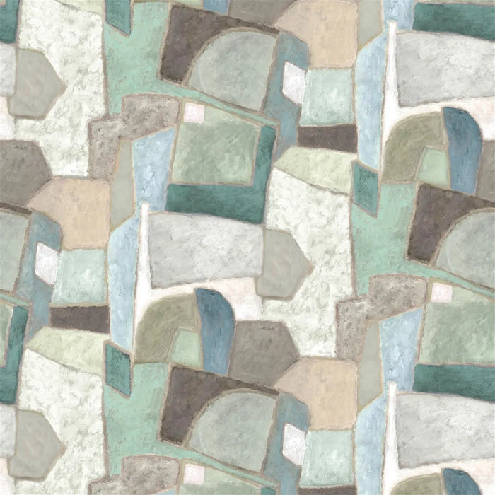 Designers Guild Clay Collage 1 Fabric FDG3166-01