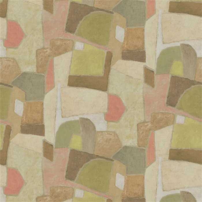 Designers Guild Clay Collage 2 Fabric FDG3166-02