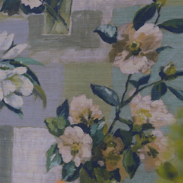 Designers Guild Celadon Vase Grasscloth 1 Sample Sample PDG1205-01