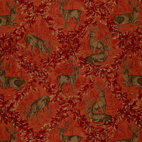 Schumacher Woburn Meadow Red Fabric 169073
