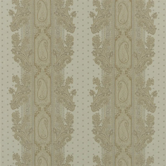Ralph Lauren Glenview Paisley Latte Fabric Sample FRL5303-01