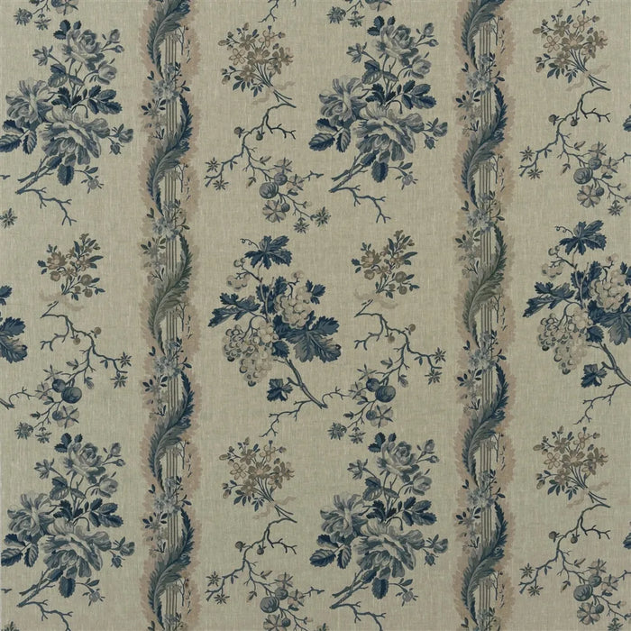 Ralph Lauren Espalier Vintage Blue Fabric FRL5301-02