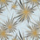 Jim Thompson Golden Sunburst Starlight Blue Fabric JT013337003
