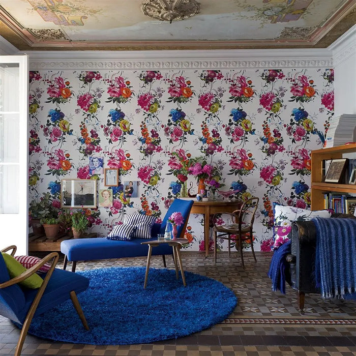 Designers Guild Yuzen Graphite Wallpaper Sample P628-04