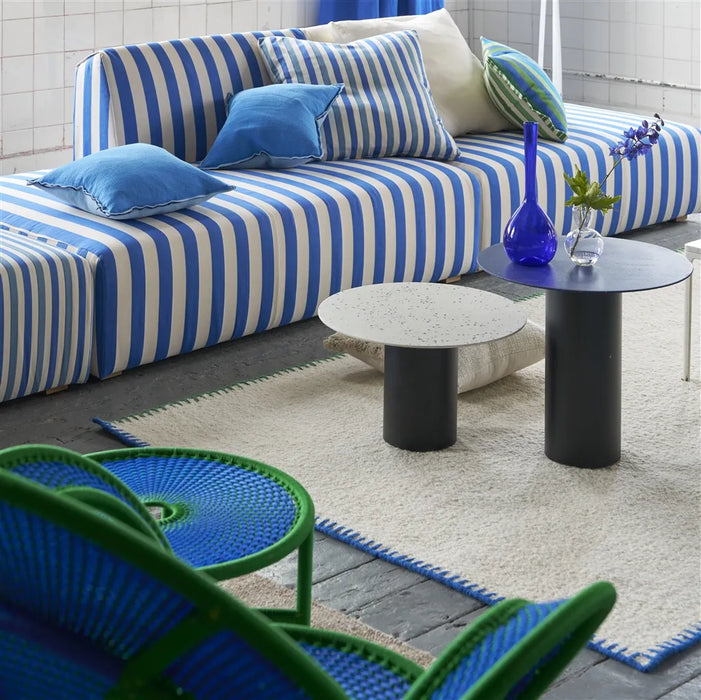 Designers Guild Berkeley Stripe Cobalt Fabric FDG3214-05