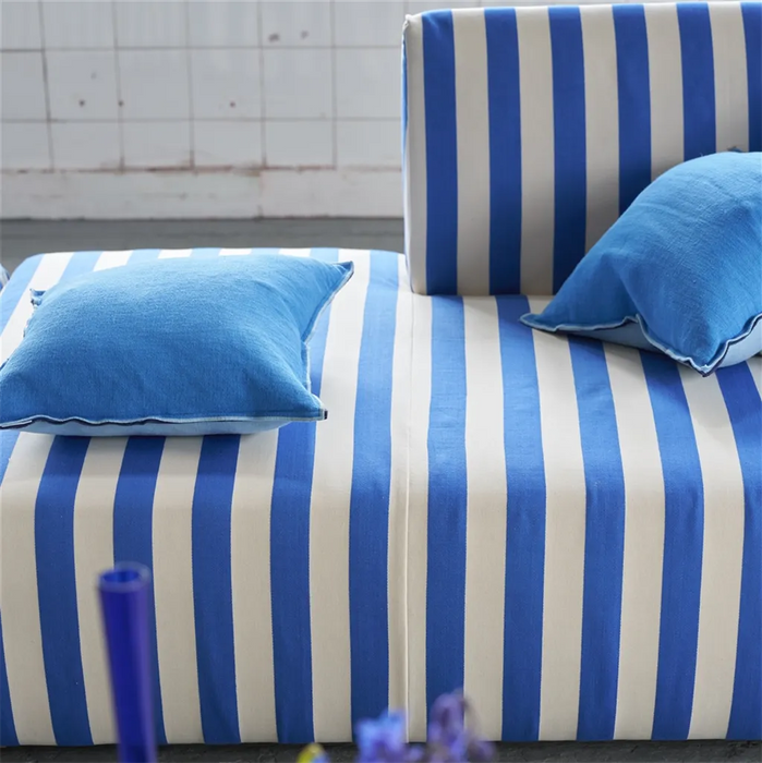 Designers Guild Berkeley Stripe Cobalt Fabric FDG3214-05