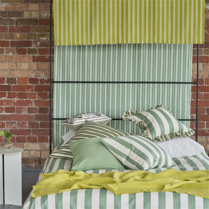 Designers Guild Berkeley Stripe Celadon Fabric Sample FDG3214-06