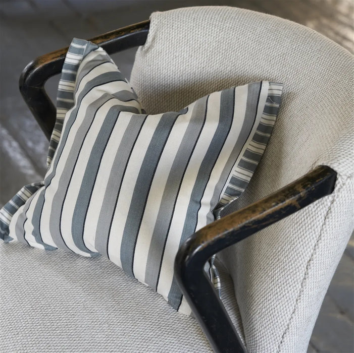 Designers Guild Burlington Stripe Charcoal Fabric FDG3210-03