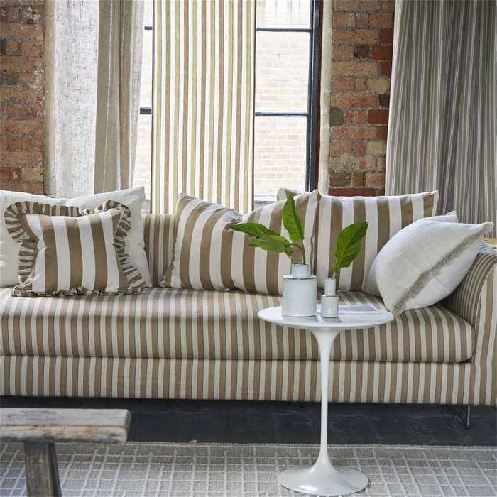 Designers Guild Berkeley Stripe Natural Fabric FDG3214-02
