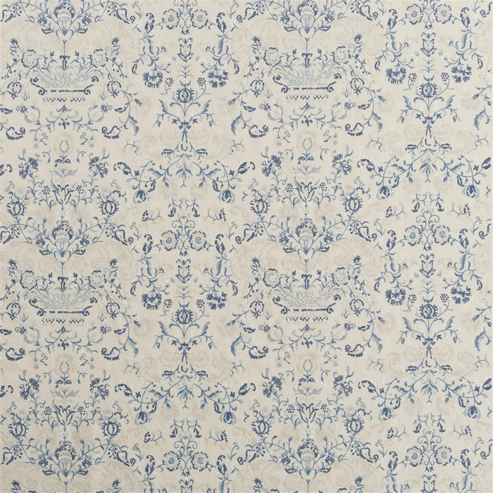 Ralph Lauren Billancourt Embroidery Bone China Fabric Sample FRL5325-01