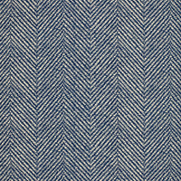 Schumacher Chevron D'Ete Indoor/Outdoor Blue Fabric 173041