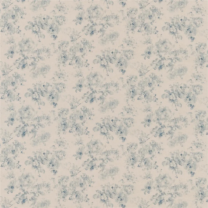 Ralph Lauren Leonor Weathered Floral Pale Blue Fabric Sample FRL5320-01