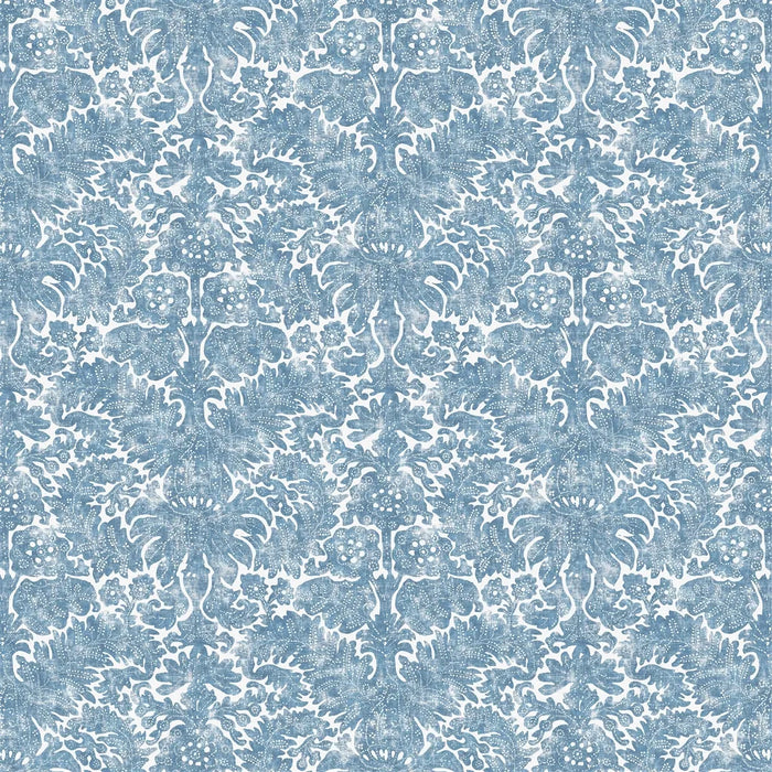 Ralph Lauren Barberry Damask Chambray Fabric Sample FRL5013-02