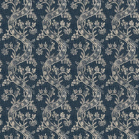Ralph Lauren Tournament Stripe Blue Fabric FRL5273-02