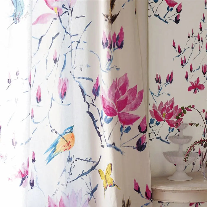 Designers Guild Madame Butterfly Peony Fabric F1903-01