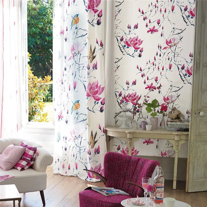 Designers Guild Madame Butterfly Peony Fabric F1903-01