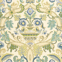 Schumacher Fontenay Vase Porcelain Blue Fabric 173321