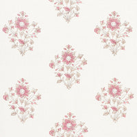 Schumacher Beatrice Bouquet Pink Fabric 173763