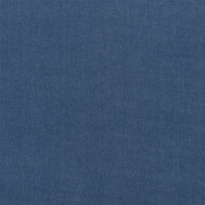 Ralph Lauren Workwear Twill Medium Blue Fabric Sample FRL5329-01