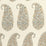 Schumacher Shirala Paisley Aqua Fabric 173780