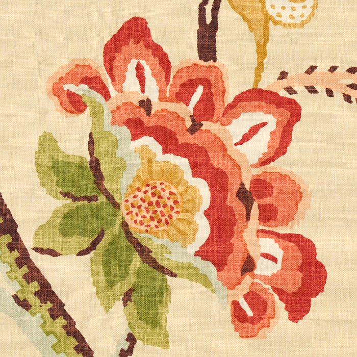 Schumacher Khantau Tree Honey Fabric 173911