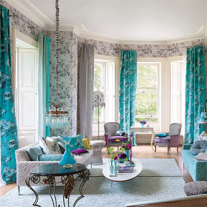Designers Guild Ruggiero Chalk Fabric Sample F1547-01