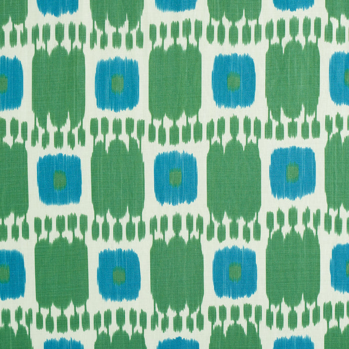 Schumacher Kandira Peacock Fabric Sample 174405