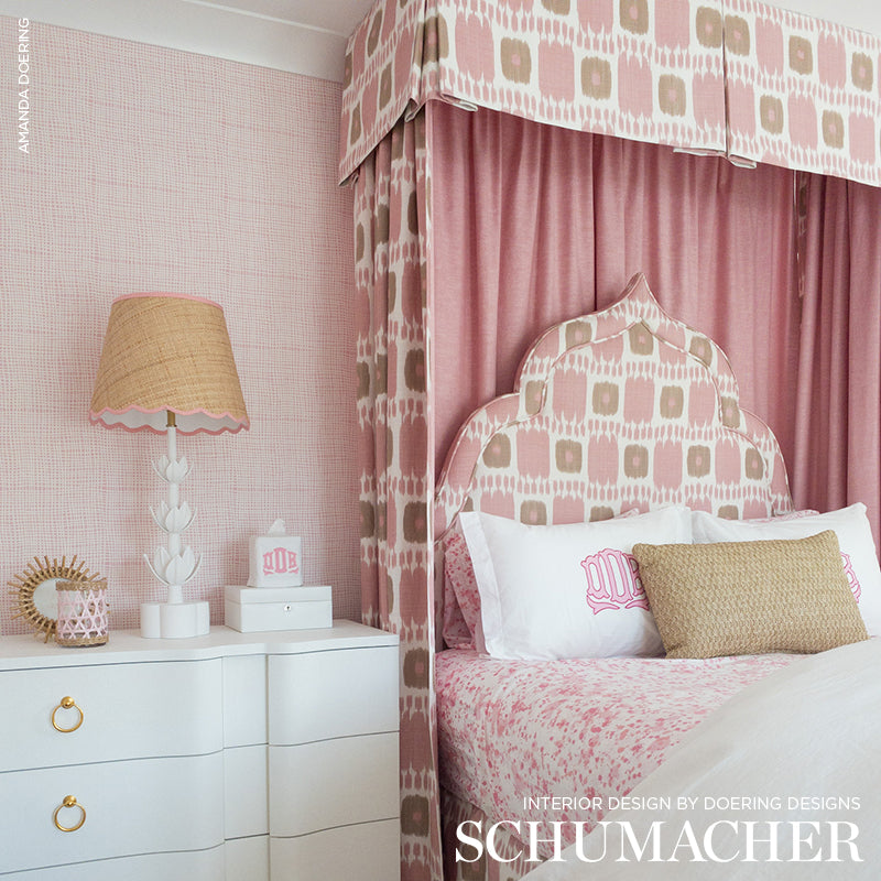 Schumacher Kandira Pink Fabric 174406